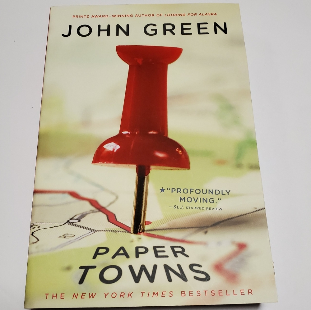 John Green Paper Towns Paperback Book